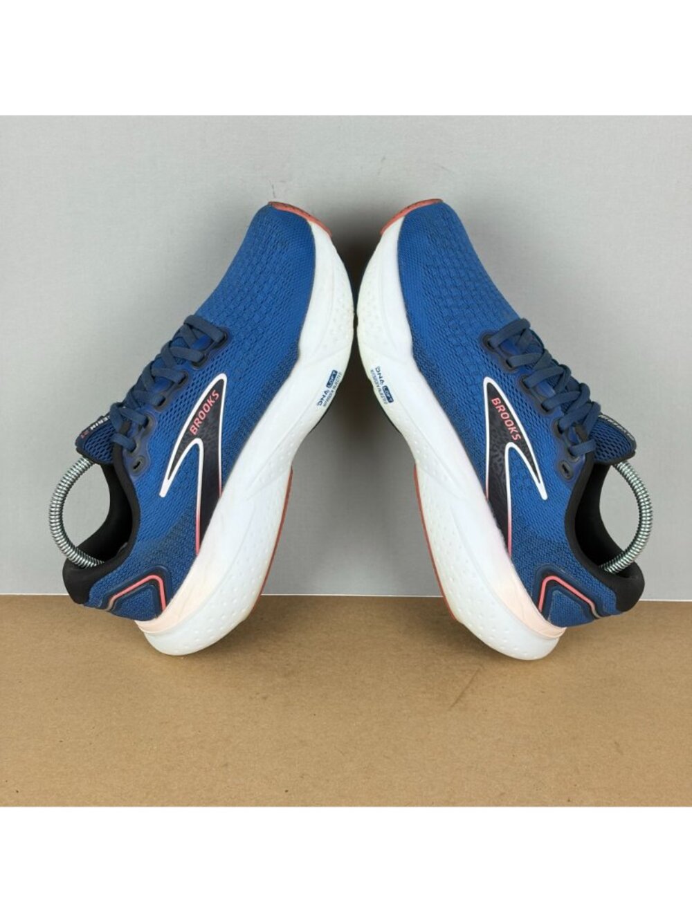 Brooks Glycerin 21 Athletic Running Shoes Womens 7 Blue Pink Breathable Low Top - Picture 5 of 10